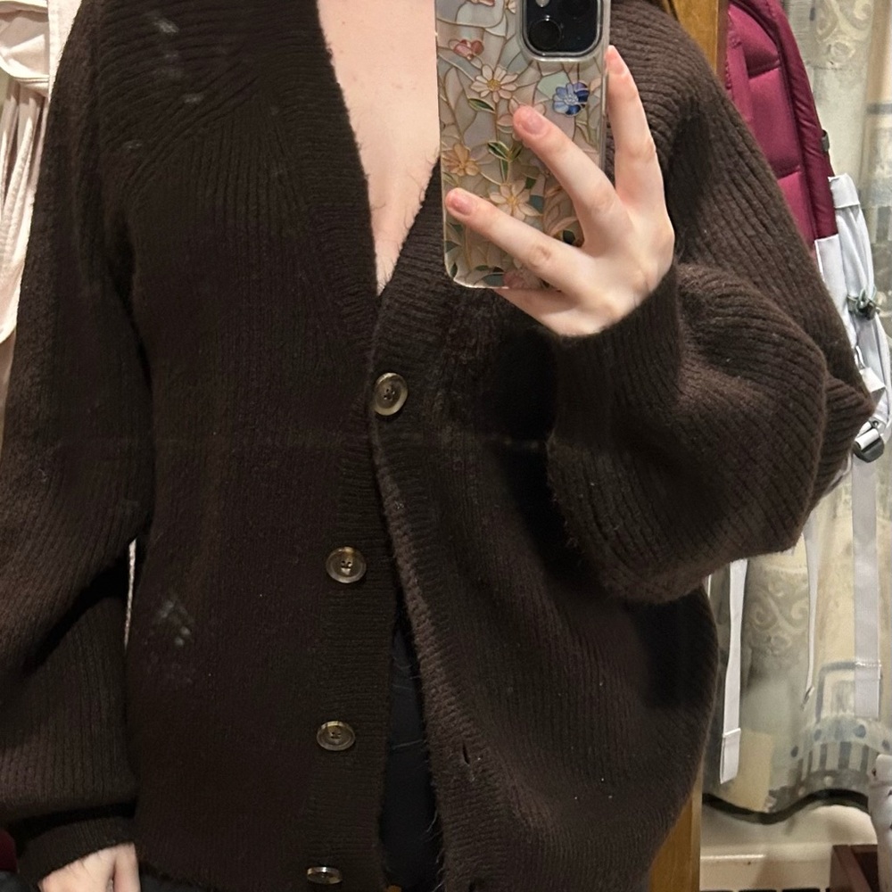 Cozy Brown Women's Cardigan